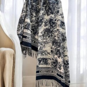 Imported Black & White Designer Scarf - Luxury Fashion Accessory | The Urban Class