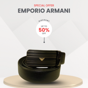 Best Emporio Armani Men's Leather Belt – Premium Designer Belt, 45-Inch Size